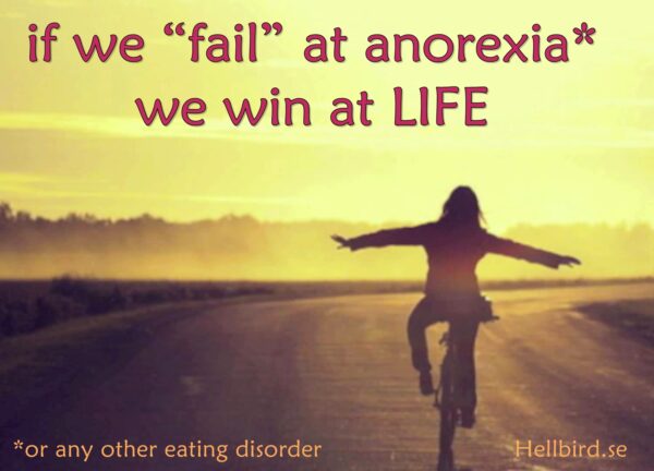 fail anorexia win life